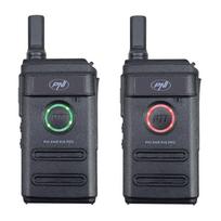 2 nešiojamų radijo stotelių rinkinys PNI PMR R10 PRO, 446MHz, 0.5W, 16 programuojamų kanalų, 16 PMR ir 50 CTCSS bei 104 DCS tonų, monitorius, paieška