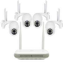PNI House WiFi800 belaidžio vaizdo stebėjimo rinkinys su NVR ir 4 lauko kameromis PNI IP840, 8MP, 4K, IP65