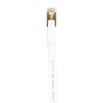 Plokščias tinklo kabelis S/STP CAT8 PNI U8200W, 2 x RJ45, 4 laidų poros, 28AWG, varinis, 40Gbps, 2000 MHz, 20m, baltas