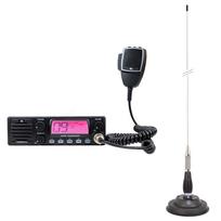 CB TTi TCB-900 EVO radijo stoties komplektas + PNI ML100 CB antena su magnetu