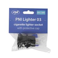 Automobilinis cigarečių degiklio lizdas PNI Lighter 03 su dangteliu, 12V 15A, 24V 10A