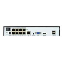NVR POE PNI House IP716J 16 kanalų 4K 8MP, 8 POE kanalai ir 8 IP kanalai su PNI POE komutatoriumi arba standartiniu H.265