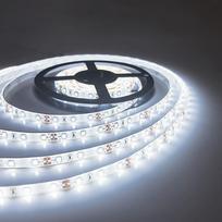LED juosta PNI 2835W, šaltai balta, IP20, silikoninė, 5 metrų ilgio, jutiklinis mygtukas, maitinimo šaltinis 230V, reguliuojamo ryškumo, 300 LED 2835