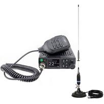 CB radijo stoties komplektas PNI Escort HP 8900 ASQ, 12-24V + CB antena PNI S75 su magnetiniu pagrindu