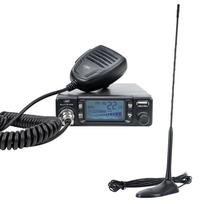 CB radijo stoties komplektas PNI Escort HP 9700 USB ir CB antena PNI Extra 45 su magnetiniu pagrindu