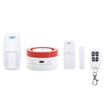 PNI Safe House PG600LR belaidė signalizacijos sistema, išmani namų apsaugos sistema, belaidis ryšys, apsaugos nuo įsilaužimo signalizacija, belaidė signalizacija, išmanieji įspėjimai per TUYA iOS / Android programėlę, suderinama su Alexa ir Google Assistant