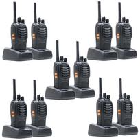 10 nešiojamų radijo stotelių rinkinys PNI PMR R40 PRO, įskaitant baterijas, įkroviklius ir ausines