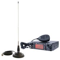 CB PNI ESCORT HP 9001 PRO ASQ radijo stoties rinkinys + CB PNI ML145 antena su 145 / PL magnetu