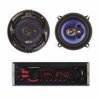 Automobilinis MP3 grotuvas PNI Clementine 8440 4x45W + koaksialiniai automobiliniai garsiakalbiai PNI HiFi650, 120W, 16.5 cm
