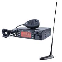 CB radijo stotelės komplektas PNI ESCORT HP 9001 PRO ASQ 12/24 V + CB antena PNI Extra 45 su magnetu