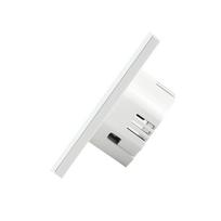 PNI SH101 stiklinis jutiklinis jungiklis, baltas su LED indikatoriumi
