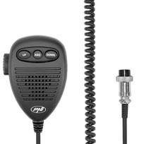 6 kontaktų mikrofonas su metaline dalimi PNI radijo stotelėms Escort HP 8000/8001/8024/9000/9001 / 8000L / 8001L