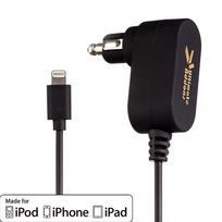 Midland UA-HELLA-A8 2A automobilinis įkroviklis su „Lightning“ jungtimi, skirtas iPod, iPhone, iPad