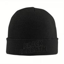 Black Sabbathe Bonnet Hats rock band Skullies Beanies Men Women Unisex Vintage Elastic Beanie Hats Spring Hippie Custom Cap black