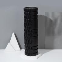 Connors Solid Foam Shaft Leg Roller for Muscle Relaxation Yoga Massage Column Auxiliary Equipment black
