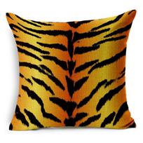 Dekoratyvinės pagalvės Gyvūnai Tekstūros Zebras Leopardas Tigras Žirafa Poliesterio Sėdynės užvalkalas Sofos dekorui Pagalvės užvalkalas Short plush 30*30(CM)-1Pcs
