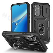 Case For Samsung Galaxy A37 A57 A56 A36 A17 Camera Slide Lens Protective Armour Military Protective Shockproof Grade Rugged Case Samsung A35 juoda