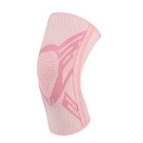 Athletic Knee Brace Elastic Knee Sleeve for Running Basketball Breathable Knit Knees Support for Sport Injury Prevention S