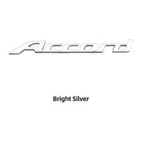 1 vnt. ABS Automobilio Logotipo Ženkliuko Lipdukas Bagažinės Šoninės Sparno Emblema Sparnuotės Lipdukas Accord Automobilio Stiliui Conjoined Bright Silver gray