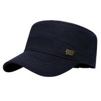 JEEP Men's Flat Top Summer Baseball Cap One Size (56-61CM) black