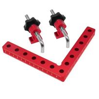 3/6/12/16Pcs Fixing Clip Right Angle Fixing Clip Auxiliary Fixture L-Shaped Fixture  Hand Tool 12cm-3Pcs/Set black