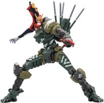 Kaiyodo Revoltech EVANGELION EVOLUTION Evangelion Naujas 2 Vienetas 200mm Dažyta Judinama Figūrėlė Apie. ABS&PVC EV-021 black