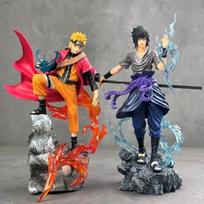 KARŠTAS Naruto Anime Figūrėlė Uzumaki Naruto Uchiha Sasuke Veiksmų Modelis PVC Statulėlė Darbalaukio Dekoracija Kolekciniai Žaislai Dovana