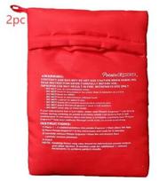 Mikrobangų krosnelės bulvių maišelis Daugkartinis greitasis mikrobangų krosnelės bulvių viryklės maišelis Keptų bulvių viryklė Perfect Potatoes 4 minučių raudonas keptas maišelis white
