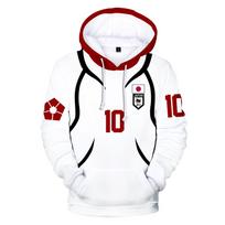 3D Spausdinimo BLUE LOCK Vyrų Hoodies Megztiniai Streetwear Su Gobtuvu Laisvalaikio Puloveris Vyrams S balta