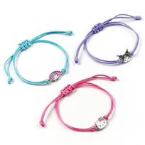 Hello Kitty Kuromi And My Melody Friendship Bracelet Set white
