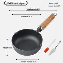 Non-Stick Mini Cast Iron Frying Pan for Oil Drizzling, Stir-Frying, and Egg Frying