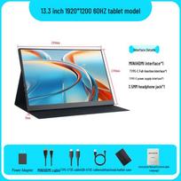 144Hz HD Portable Monitor for Mobile, Laptop, PS5/Switch 13.3" IPS/1200P/60Hz Tablet
