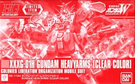 HG Gundam Heavyarms New Mobile Suit Gundam Wing 1/144 [Clear Color] pink