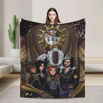 Clair Obscur Expedition 33 Simon Antklodės užvalkalas Vilna Vaizdo žaidimas Itin minkštos pledinės antklodės namams Sofa Antklodė Kvėpuojanti 100cmx150cm black