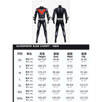 Betmeno Ateitis Cosplay Kostiumas COS Terry Mcginnis Kombinezonas Helovino Šventė Karnavalas Comic-Con Rekvizitas Kaukės Bodis Dovana European Size L black