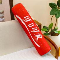 Coca Cola Cartoon Plush Pillow For Bed Lounge Sofa With Removable Washable Cover Coke red