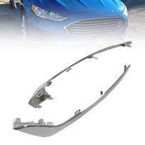 Pora Chromuotos Priekinio Buferio Rūko Žibinto Juostelės Apdailos LH RH Ford Fusion 2019-20 gray