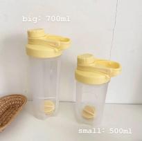 Girls' Portable 500ml Shaker Cup - Summer Student Insulated Smoothie Cup 500ml geltona