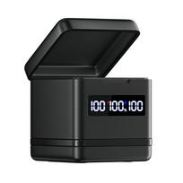 2000mAh baterija, skirta „GoPro Hero 9 10 11 12“ kamerai su LCD ekranu, 3 lizdų greito įkrovimo dėklas, skirtas „GoPro Hero 12 11“ sportinėms kameroms. 1charger