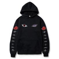 Naruto Cosplay Hoodie Harajuku Sweatshirts Vyriški medvilniniai megztiniai M beige
