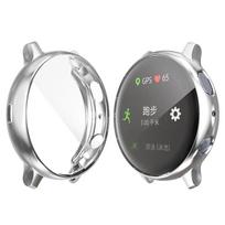 Case for Samsung Galaxy Watch 6 5 4 40mm 44mm Screen Protector TPU All-Around Bumper Protective Cover for Active 2 40/44mm Galaxy Watch 5 44mm sidabras