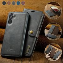 Nuimamas magnetinis telefono dėklas Samsung Galaxy S23 FE S25 S24 S22 Ultra Plus A16 A36 A15 A35 A55 A54 A34 piniginės kortelių dėklas Galaxy A15 4G5G
