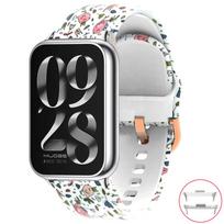 Printing Strap for Xiaomi Mi Band 8 9 Pro MiBand 8 Replacement Silicone SmartWatch band Bracele correa Redmi watch 4 5 6 Strap Redmi watch 4 gray