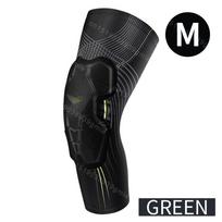 Sports Knee Pads Comfortable Breathable Outdoor Cycling Running Leg Knee Pads Basketball Sports Protection Preventing injuries XXL žalia