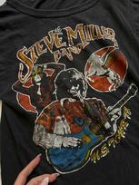 1970s Steve Miller Band 2sided concert t shirt lot tee Black reprint PA7846 Unisex T-Shirt XL brown