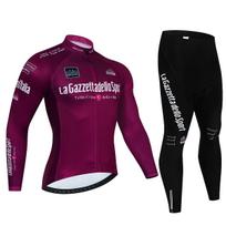 2026 Cycling Jersey Tour De Italia Giro  Autumn Riding Long Sleeves Cycling Set Bicycle Clothing Spring Breathable Bike Clothes XXL blue