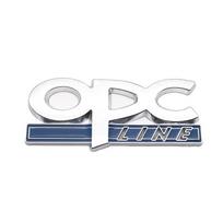1 vnt. OPC linijos emblema Priekinės grotelių ženklelis Galiniai lipdukai Logotipas Opel Astra j Insignia Astra g Corsa Zafira b Mokka Vivaro Meriva gray