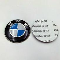 1 vnt. Automobilio vairo emblema Lipdukas 45/47 mm Universalus tinka BMW E36 E39 E87 E60 E46 E53 E90 F10 F20 F25 F30 X3 X5 gray