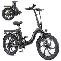 HillMiles MilePort 1 Sulankstomas elektrinis dviratis, 250W variklis, 36V13Ah baterija, 100KM nuotolis, 20” storos padangos, Puikiai tinka kelionėms mieste ir nuotykiams bekelėje