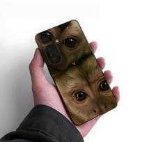 Funny Monkey Phone Case For Samsung A25 A13 A33 5G A54 A36 A35 A56 A52 A14 Shockproof Soft Cover Samsung A53 black